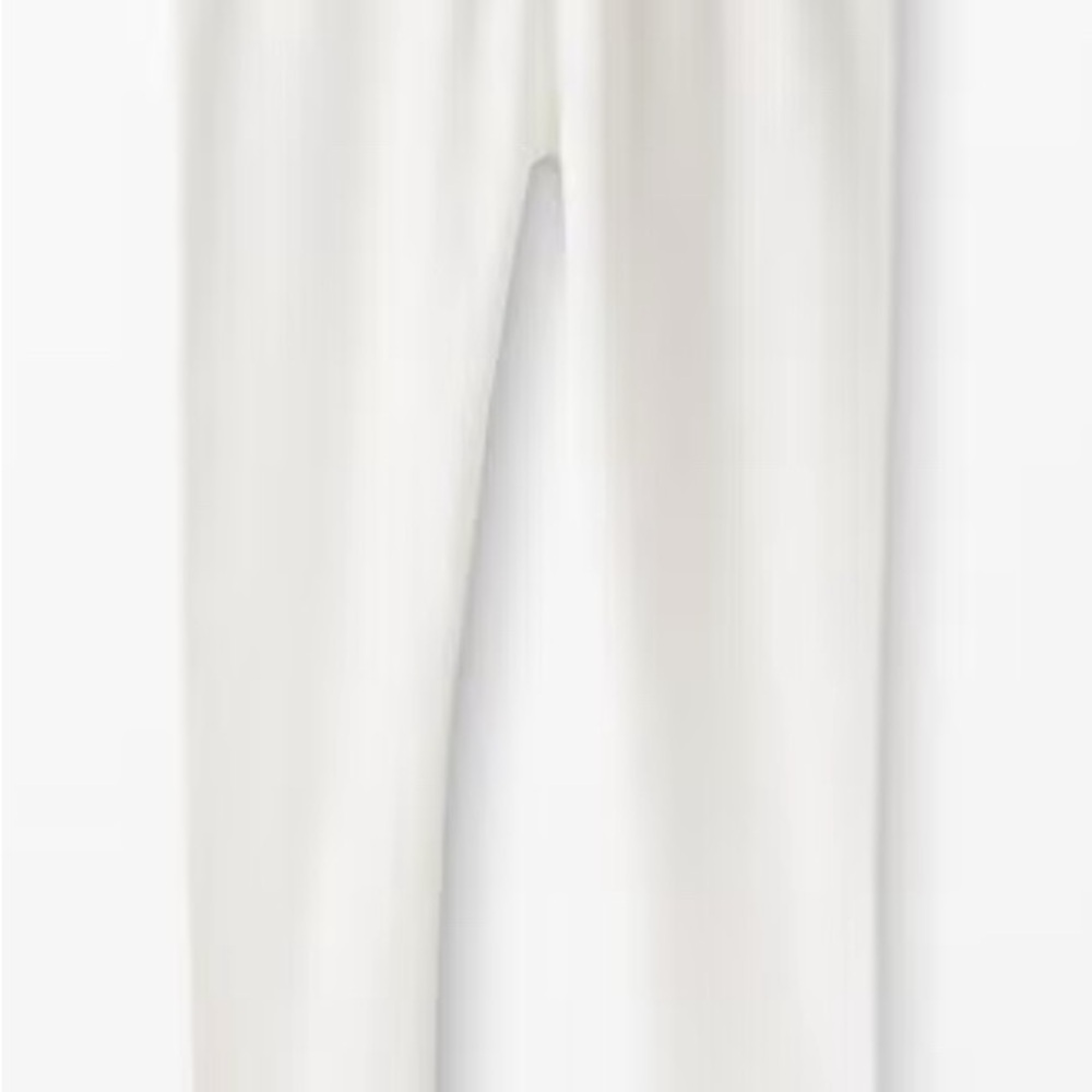 NWT Hanna Anderson White Girls Leggings size 130